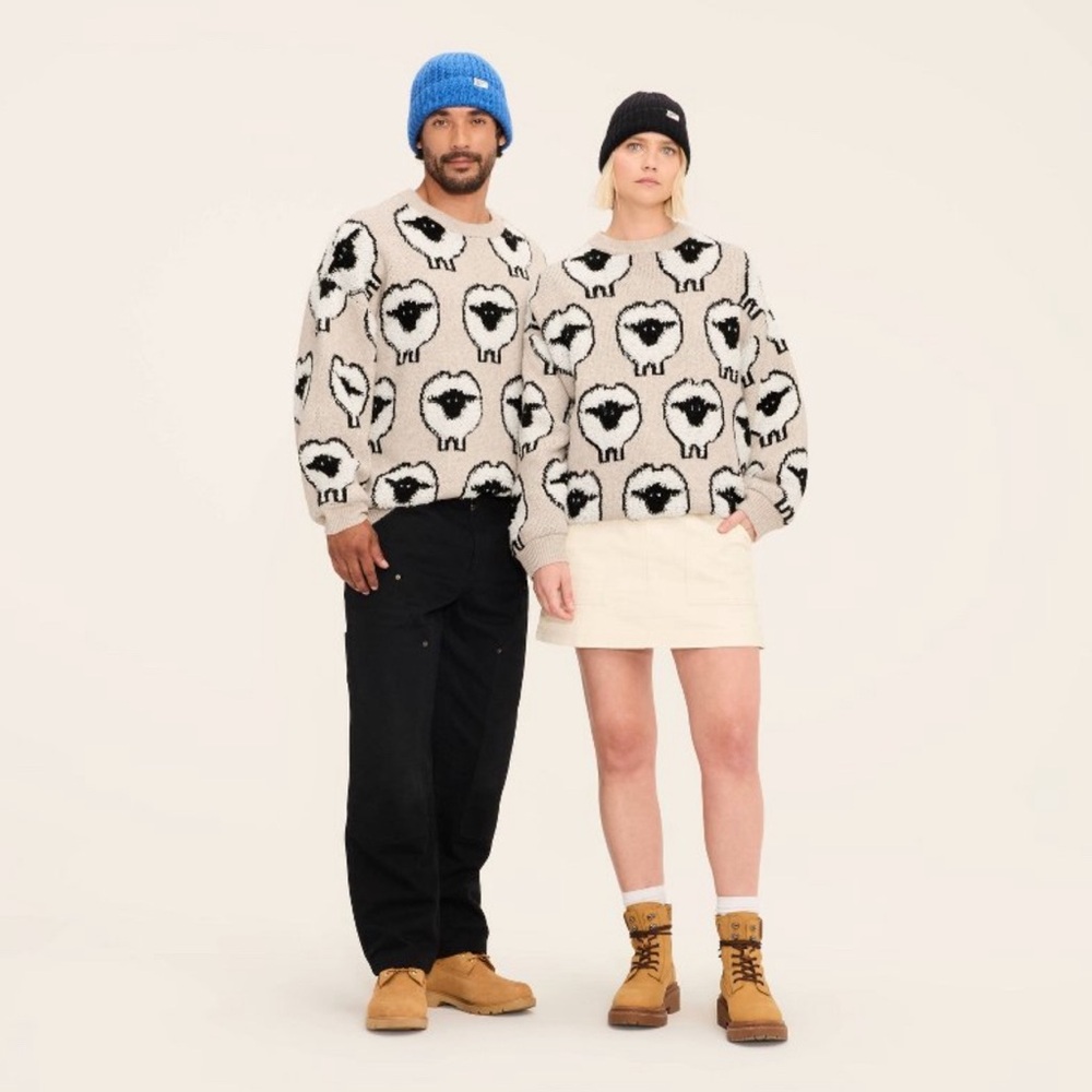 Woolrich x Target Sheep Pattern Crewneck Sweater